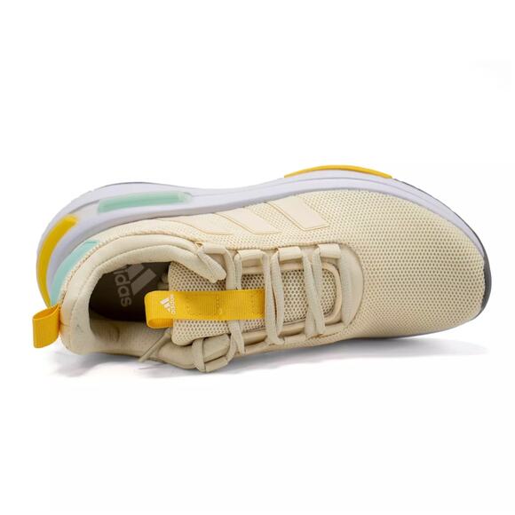 New‎ Yellow Maize Blue Adidas Lightweight Running Walking Shoes Sneakers Women's - Picture 6 of 16